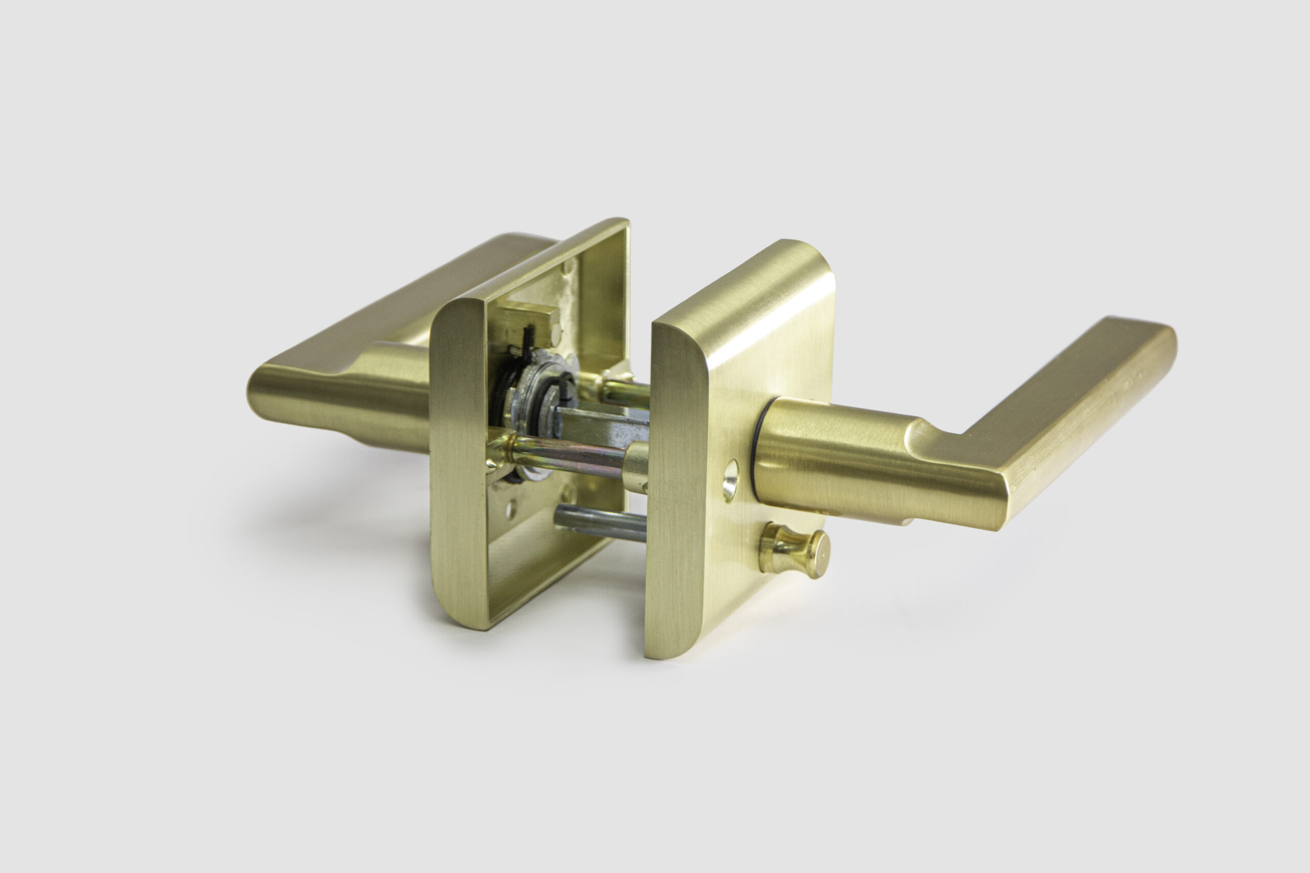 Impresa Door Handle Lever Set Satin Gold Brass – Toronto Door Hardware,  Door Levers and Door Handles